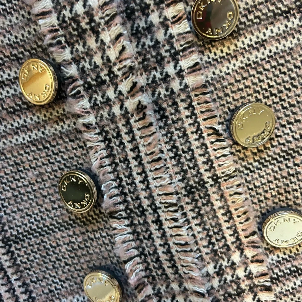 DKNY NWT Tweed Blazer Women’s Size 16 - Picture 10 of 11